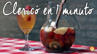 Clericó para las fiestas ¡En 1 minuto  Receta por Tenedor Libre [upl. by Nollahp]