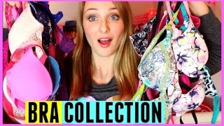 MY BRA COLLECTION  Pushups Sports Bras Bralettes amp More [upl. by Fulvia609]