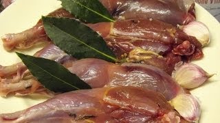 How To Prepare And Cook A PheasantPart 3Pheasant Legs [upl. by Ahsitel]