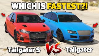 GTA 5 ONLINE  TAILGATER S VS TAILGATER WHICH IS FASTEST  SPEED TEST [upl. by Barrett]