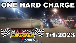 ONE HARD CHARGE  600cc Micro Sprint Car Racing at SSMC for Night 1 of the Small Town Throwdown [upl. by Olag]