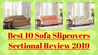 Best 10 Sofa Slipcovers Sectional Review 2020 [upl. by Nohsreg]