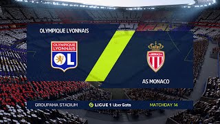 Olympique Lyonnais vs AS Monaco  Ligue 1  24th August 2024 Full Match 4K  FC 24 [upl. by Yesor]