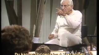 Leonard Bernstein in Salzau  Proben zu Schostakowitsch Symphonie Nr 1 VHS [upl. by Gilliette]