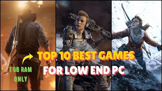 “Top 10 Games That Run Smoothly on LowEnd PCs 🚀” 1GB RAM2GB RAM256MB v RAM GPU [upl. by Naletak]