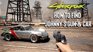 Cyberpunk 2077  How To Get Johnny Silverhands Gun amp Car Location Chippin In Mission Tutorial [upl. by Pearlstein538]