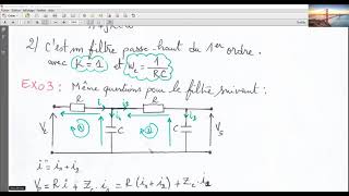 Exercices corrigées sur le Filtrage analogiques [upl. by Averi]