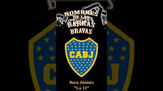 Nombres de las barras bravas Boca Juniors  La 12 [upl. by Arimlede]