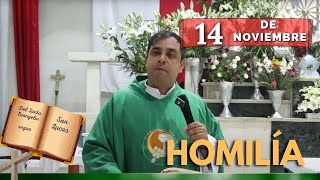 EVANGELIO DE HOY jueves 14 de noviembre del 2024  Padre Arturo Cornejo [upl. by Addiel]