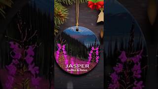 Jasper Fireweed Christmas Ornaments jaspernationalpark christmasornaments christmasdecor [upl. by Aizti]