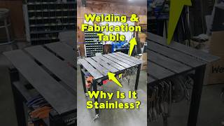 Stainless Steel Welding amp Fabrication Table  Why Is It Stainless diy [upl. by Sellma]