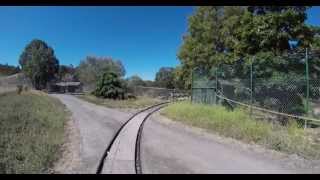 narrow gauge train ride at Wildlife Safari in Winston 4k [upl. by Valina]