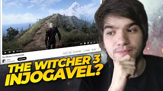 The Witcher 3 é INJOGÁVEL  Reagindo ao vídeo [upl. by Adiaroz17]