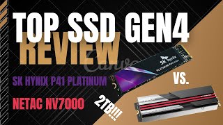 SK Hynix P41 VS Netac NV7000  La sfida dei top di gamma Pcie 40  UNBOXING TEST vs Pcie gen 3 [upl. by Hearsh]