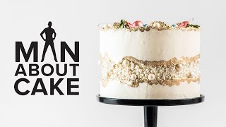 JJRs Fancy Fault Line Wedding Cake  Man About Cake [upl. by Ymorej]