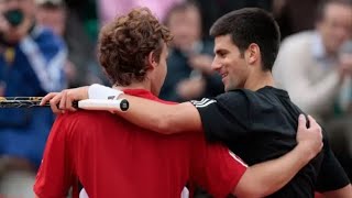 Novak Djokovic vs Ernest Gulbis 2008 Roland Garros QF Highlights [upl. by Frodine]