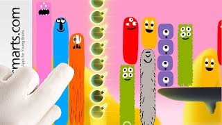 Build Towers with Number Blocks from Dragonbox educational game for kids [upl. by Adnirol]