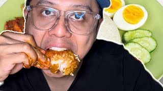 NASI LEMAK 4FINGERS SEDAP KE ❓ MUKBANG MALAYSIA [upl. by Driskill]