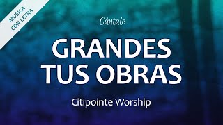 C0255 GRANDES TUS OBRAS  Citipointe WorshipWorship Together Letra [upl. by Seitz]