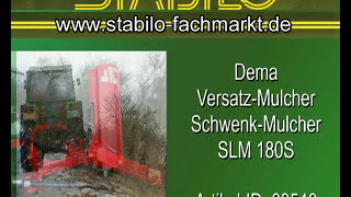 Dema Schlegel Mulcher schwenkbar mit Versatz 180 cm SLM 180 S [upl. by Deidre]