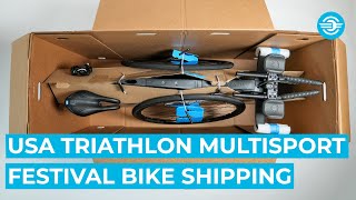 Ship Your Bike To The 2024 USA Triathlon Multisport National Championships Festival  Bikeflights [upl. by Strander876]