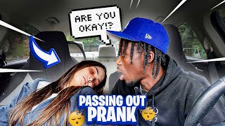 PASSING OUT PRANK ON BOYFRIEND  CUTE REACTION [upl. by Devan247]