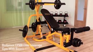 Bodymax CF500 Elite Leverage Gym With Bench and Preacher  FitnessInn [upl. by Demetrius]