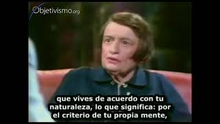 Ayn Rand Interés propio es autoestima [upl. by Mure]