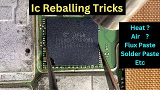 Ic Reballing  How To Reballing Ic [upl. by Aisitel]