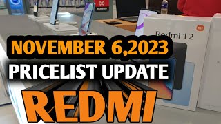 REDMI PRICES UPDATE REDMI A212CREDMI12NOTE12PRO12PRO5GNOTE12PRO5G [upl. by Perren]