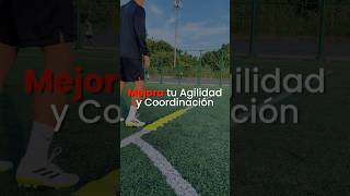 EJERCICIO PARA FUTBOLISTA QUE MEJORARÁ SU AGILIDAD Y COORDINACIÓN ⚡ futbol football soccer [upl. by Malita]