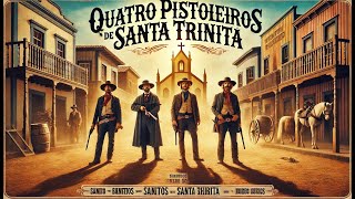 Quatro Pistoleiros de Santa Trinitá  HD  Faroeste  Filme completo em Português [upl. by Keene]