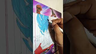 Acrylic Marker Vs Apsara BI colour pencils [upl. by Ulphia]