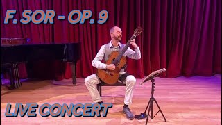 F Sor Introduction and Variations Op 9  Enea Leone  Live from PONTEDERA MUSIC FESTIVAL [upl. by Weldon179]