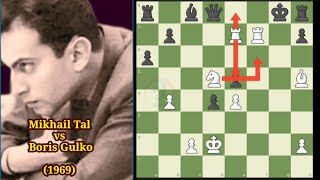 Mikhail Tal’s Visionary Queen Sacrifice [upl. by Eulalee42]