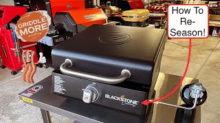 Blackstone Griddle  How To ReSeason With Bacon [upl. by Crotty]