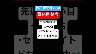 【神戸新聞杯2024 買い目発表‼️】先週買い目2レース的中🎯競馬 競馬予想 買い目 穴馬 中山競馬場 中京競馬場 東京競馬場 阪神競馬場 ウマグチ 神戸新聞杯 小倉競馬場 [upl. by Ittam]