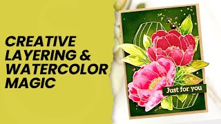 Creative Layering and Watercolor Magic Elevate Your Cards [upl. by Tamanaha]