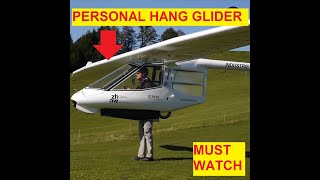 Personal hang glider Flight  AMAZING FLIGHT  MUST WATCH [upl. by Redd641]