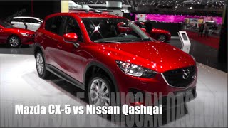 Mazda CX5 2015 vs Nissan Qashqai 2015 [upl. by Kilgore659]