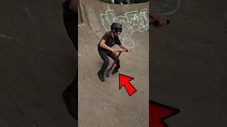 i ruined his life😭 scooter skatepark skate bike funny fail comedy [upl. by Carol-Jean204]