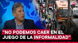 Empresas de transporte público formal no acatarán nuevo paro del jueves 10 de octubre [upl. by Deery]