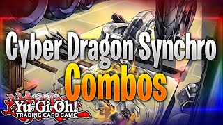 Cyber Dragon Synchro Combos  NEW Synchro Cards Are AMAZING For Cydra [upl. by Hofstetter]