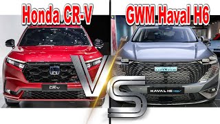 2024 GWM Haval H6 HEV vs Honda CRV RS eHEV [upl. by Uamak]