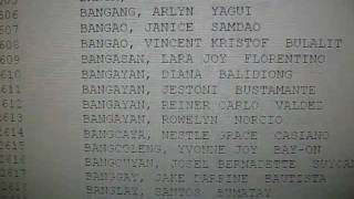 NLE Result December 2011 Letter B Nurse Licensure Exam PRC Copy [upl. by Philan]