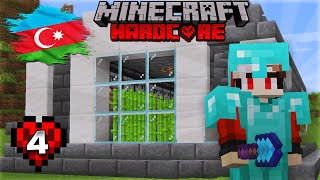 Minecraft Survival Azərbaycan┃ YENİ Şəkər Kamışı FARMIMIZ   😂 GÜLMƏLİ VİDEO  4 [upl. by Annetta]