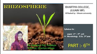 rhizosphere  rhizosphere kya he [upl. by Noyad391]