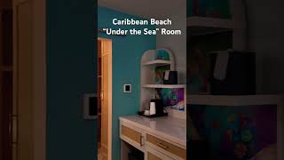 “Under the Sea” rooms at Caribbean Beach great theming spacious amp fun disneyworld disney [upl. by Marinelli]