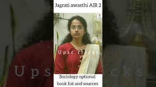 jagrati awasthi SOCIOLOGY BOOKLIST  full videolink in description [upl. by Anihsat]