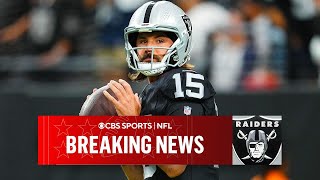 Raiders name Gardner Minshew Week 1 starter  CBS Sports [upl. by Attiuqal]